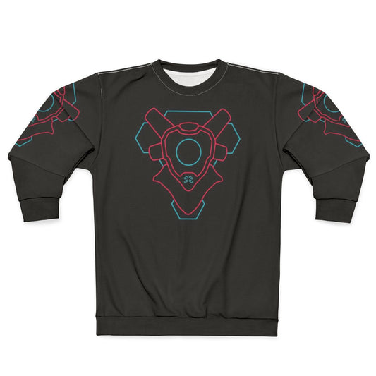 Cyberpunk-style gamer sweatshirt