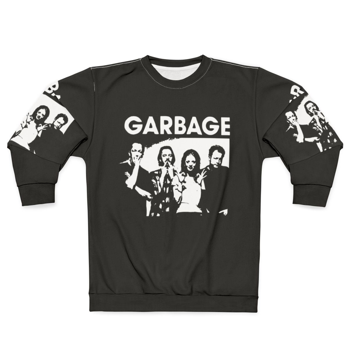 Garbage band music art sweatshirt