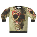 Boho garden skull floral sweatshirt