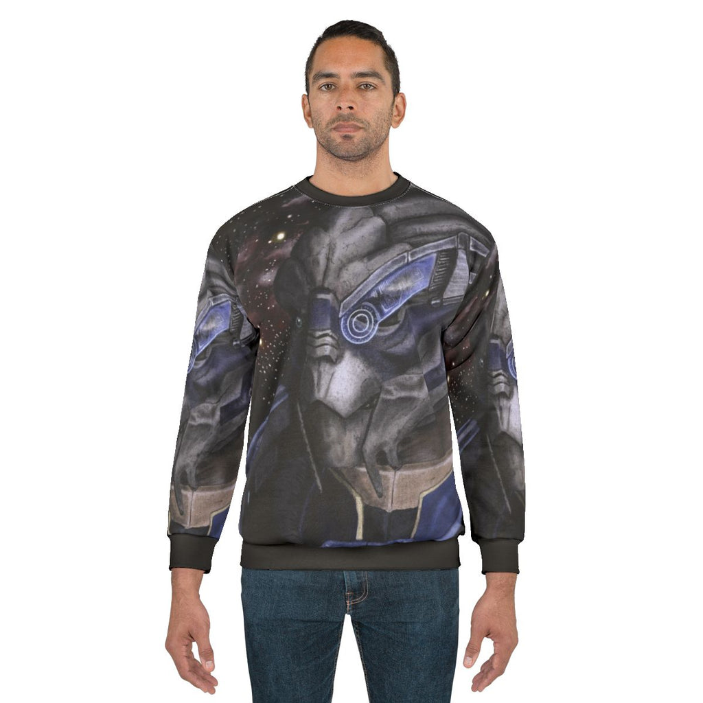 Mass Effect Garrus Vakarian and Thane Krios Sci-Fi Sweatshirt