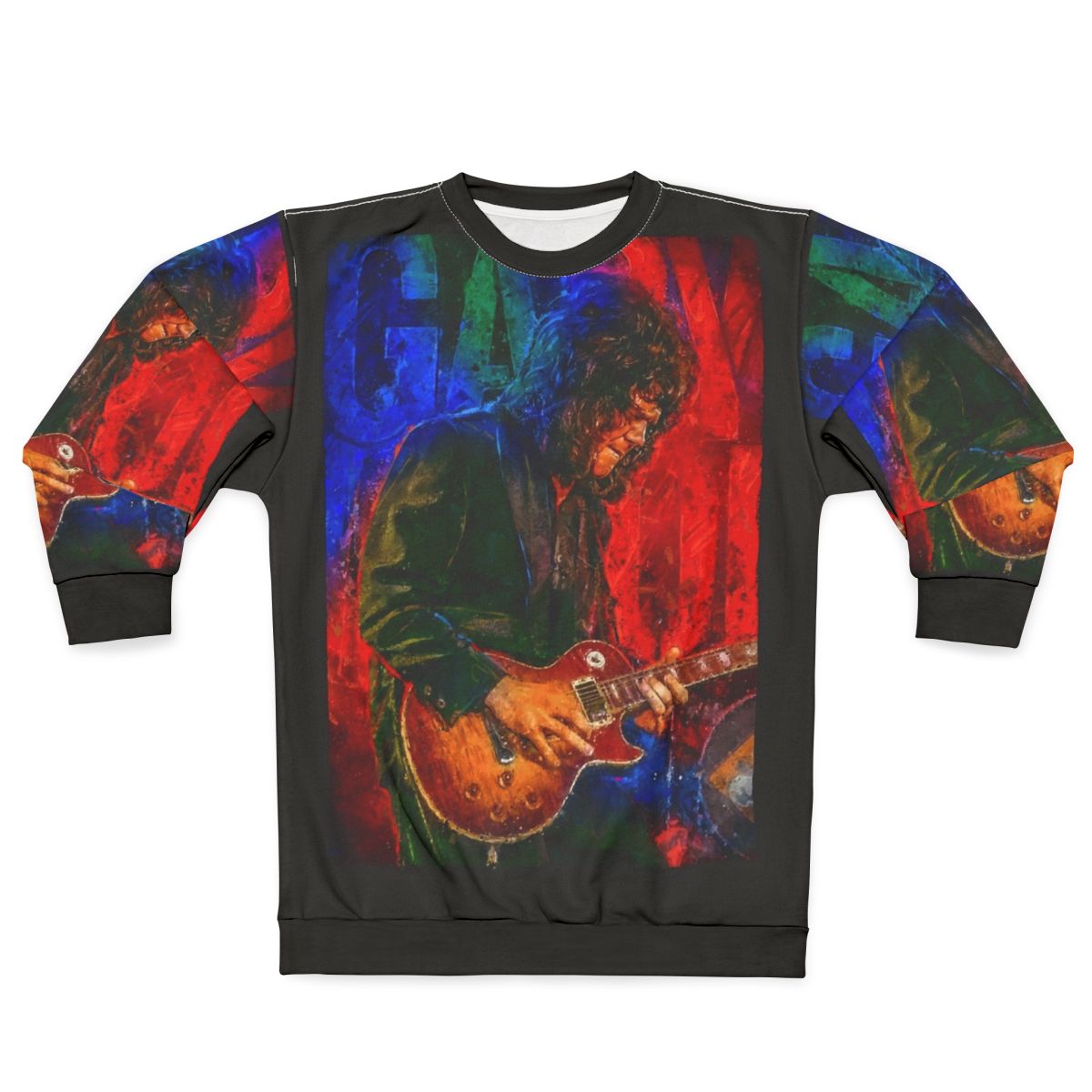 Gary Moore Tribute Portrait Art Sweatshirt