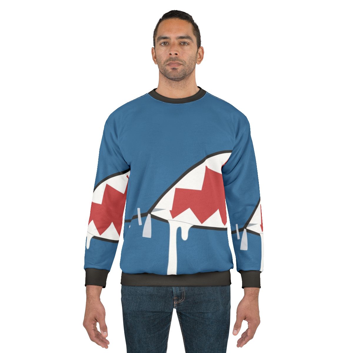 Gawr Gura Shark Mouth Anime Sweatshirt