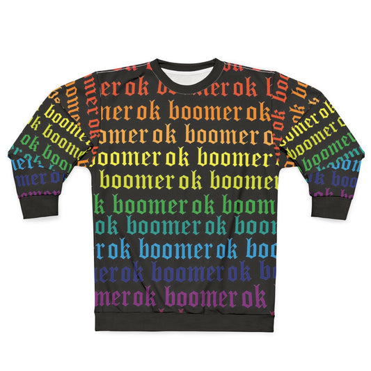 LGBTQ Pride "OK Boomer" Sweatshirt
