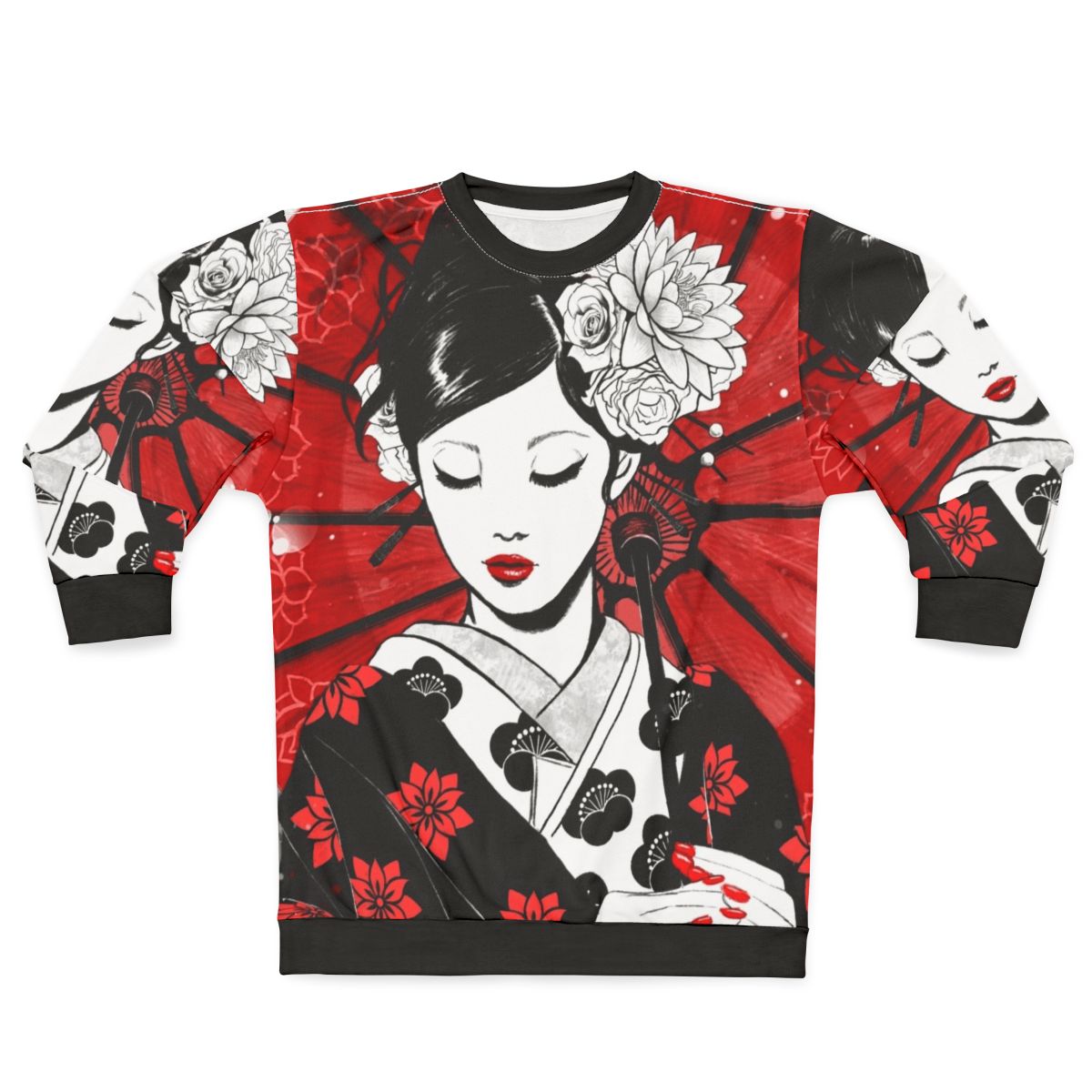 Geisha Japan Collection Graphic Sweatshirt