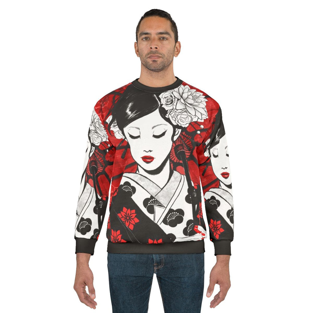 Geisha Japan Collection Graphic Sweatshirt