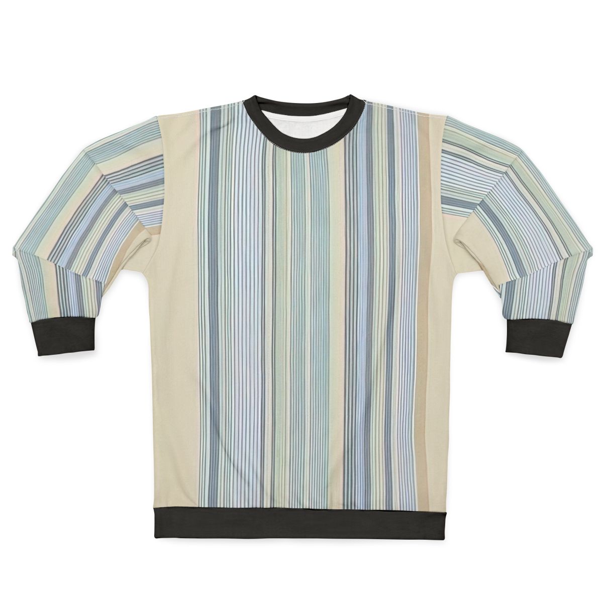Gene Davis inspired abstract art sweatshirt