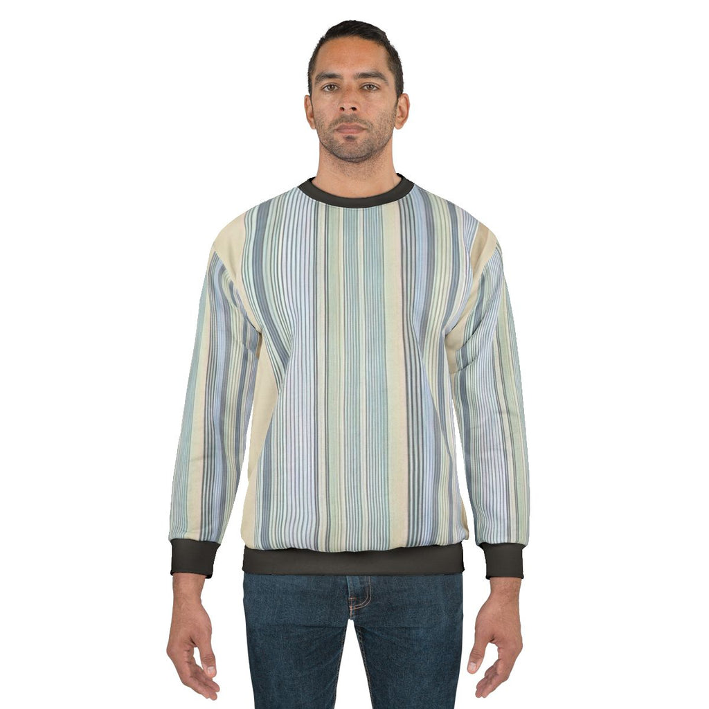 Gene Davis inspired abstract art sweatshirt