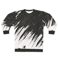 Geometric storm sweatshirt with minimalist, nature-inspired abstract design