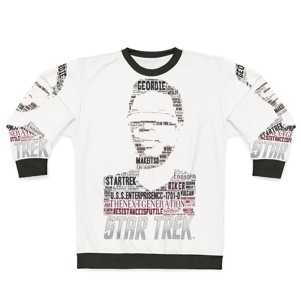 Geordie La Forge Star Trek: The Next Generation sci-fi sweatshirt