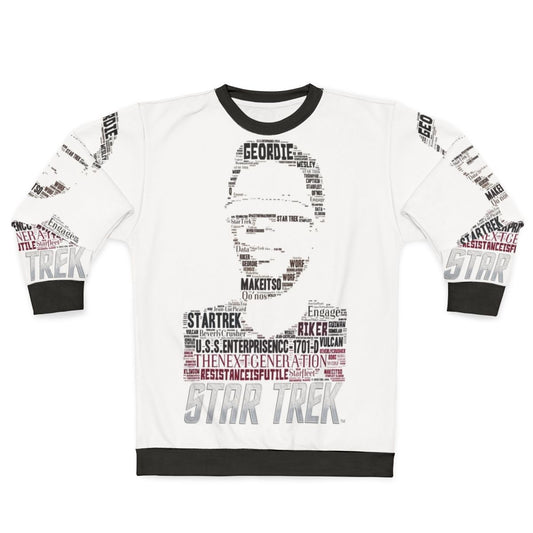 Geordie La Forge Star Trek: The Next Generation sci-fi sweatshirt