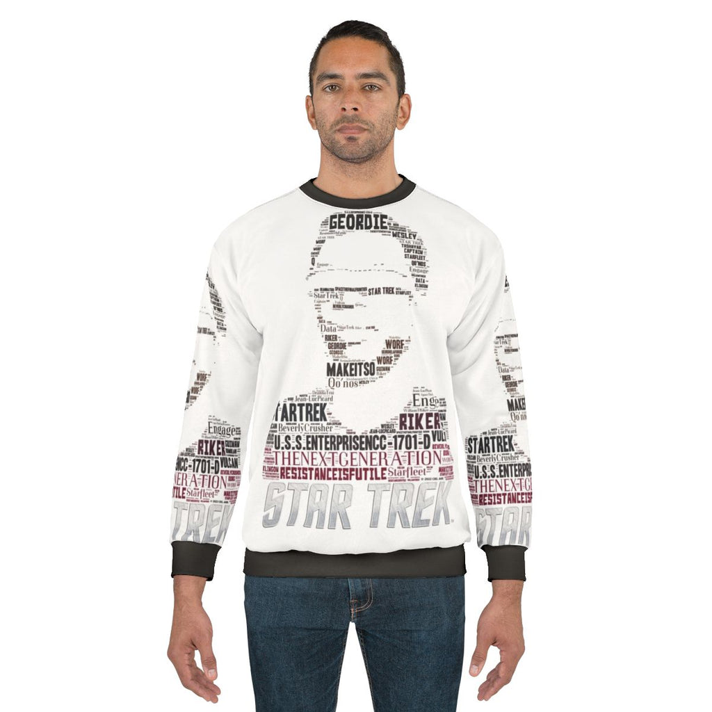 Geordie La Forge Star Trek: The Next Generation sci-fi sweatshirt