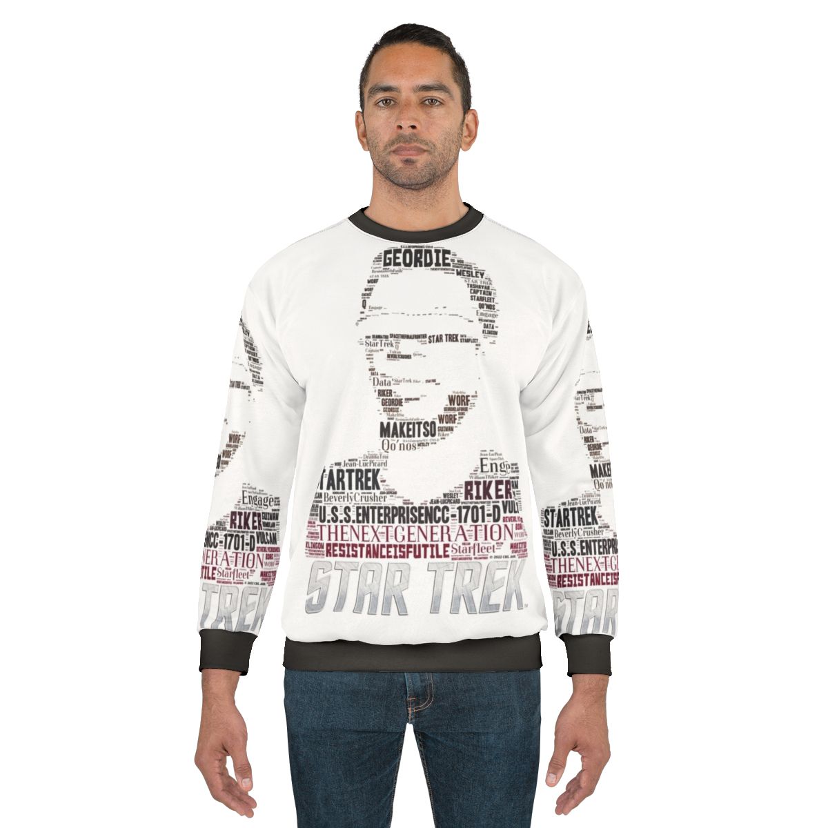 Geordie La Forge Star Trek: The Next Generation sci-fi sweatshirt
