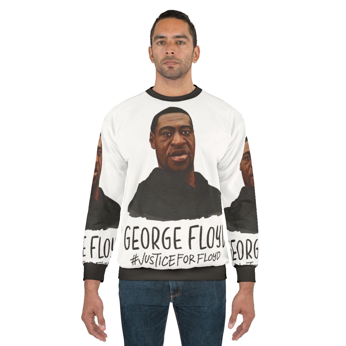 Black Lives Matter George Floyd Memorial Sweatshirt