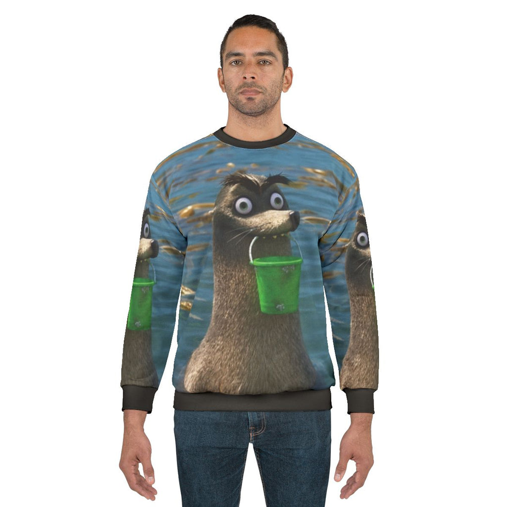 Gerald the clownfish from Finding Dory and Finding Nemo cartoon character sweatshirt
