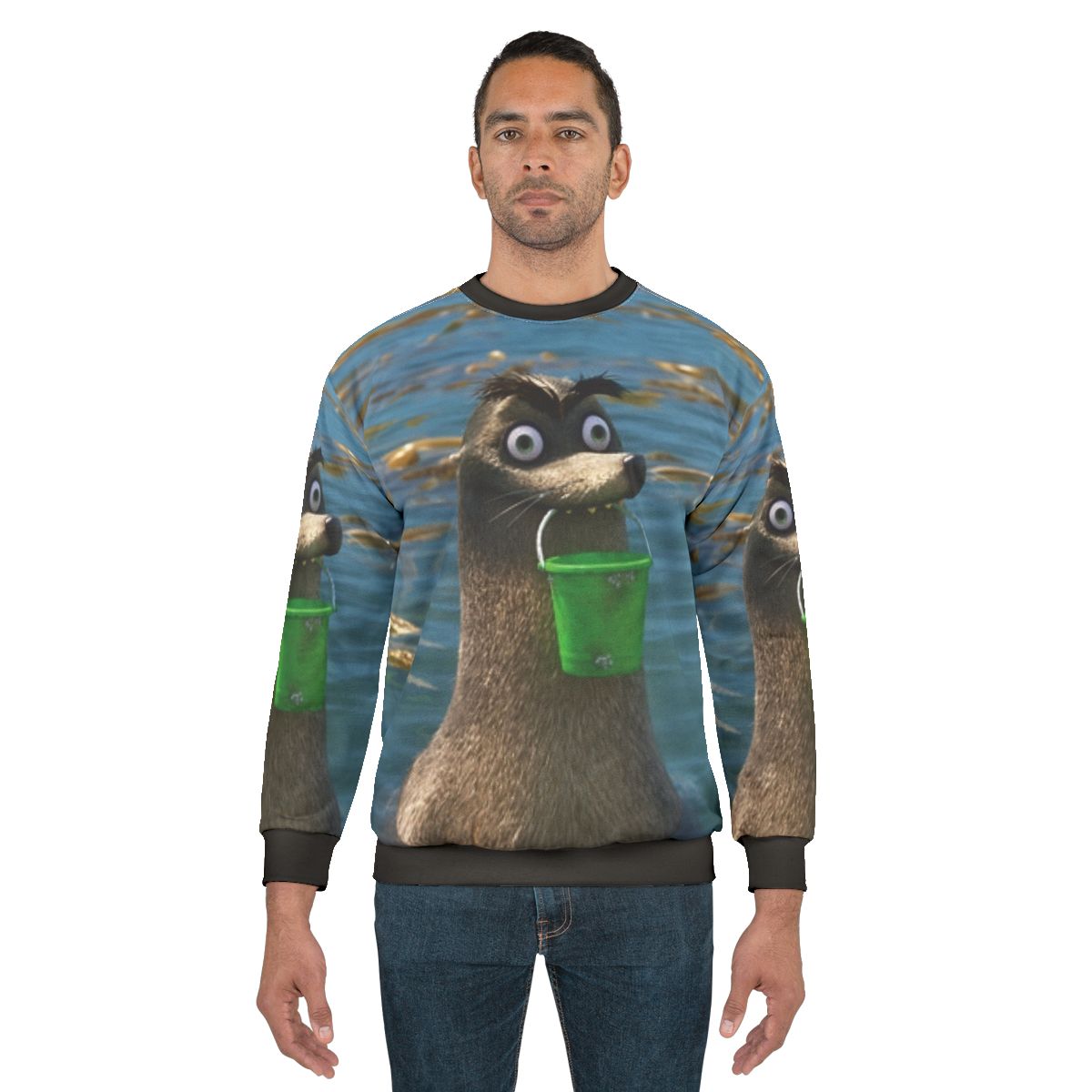 Gerald the clownfish from Finding Dory and Finding Nemo cartoon character sweatshirt