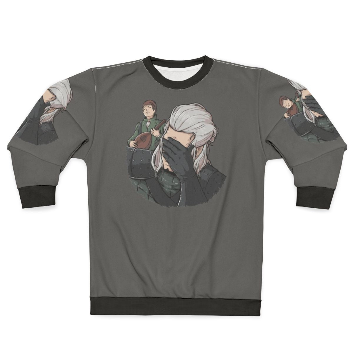 Geralt of Rivia Face Palm Sweatshirt - The Witcher Merchandise