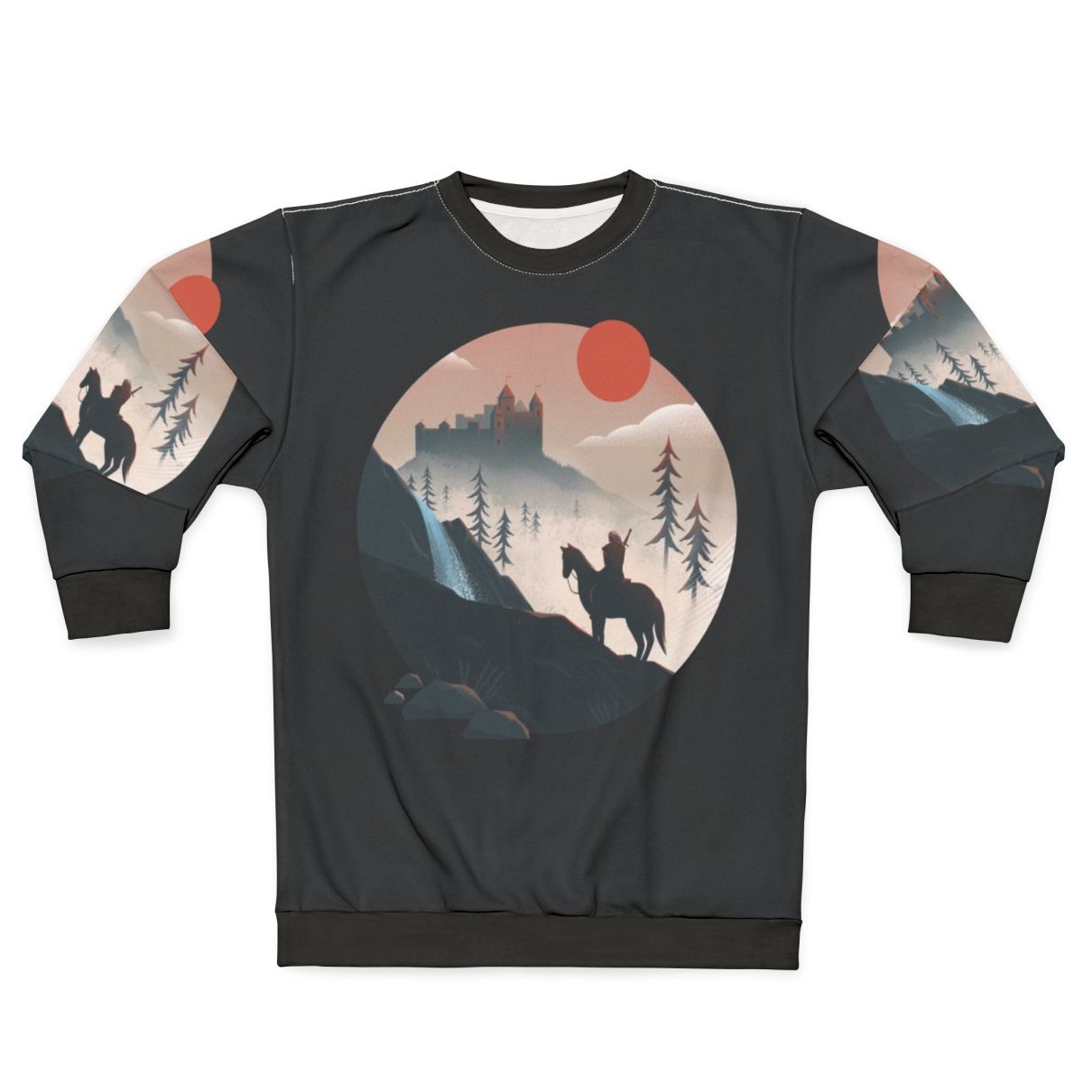 Geralt of Rivia The Witcher medieval fantasy sweatshirt
