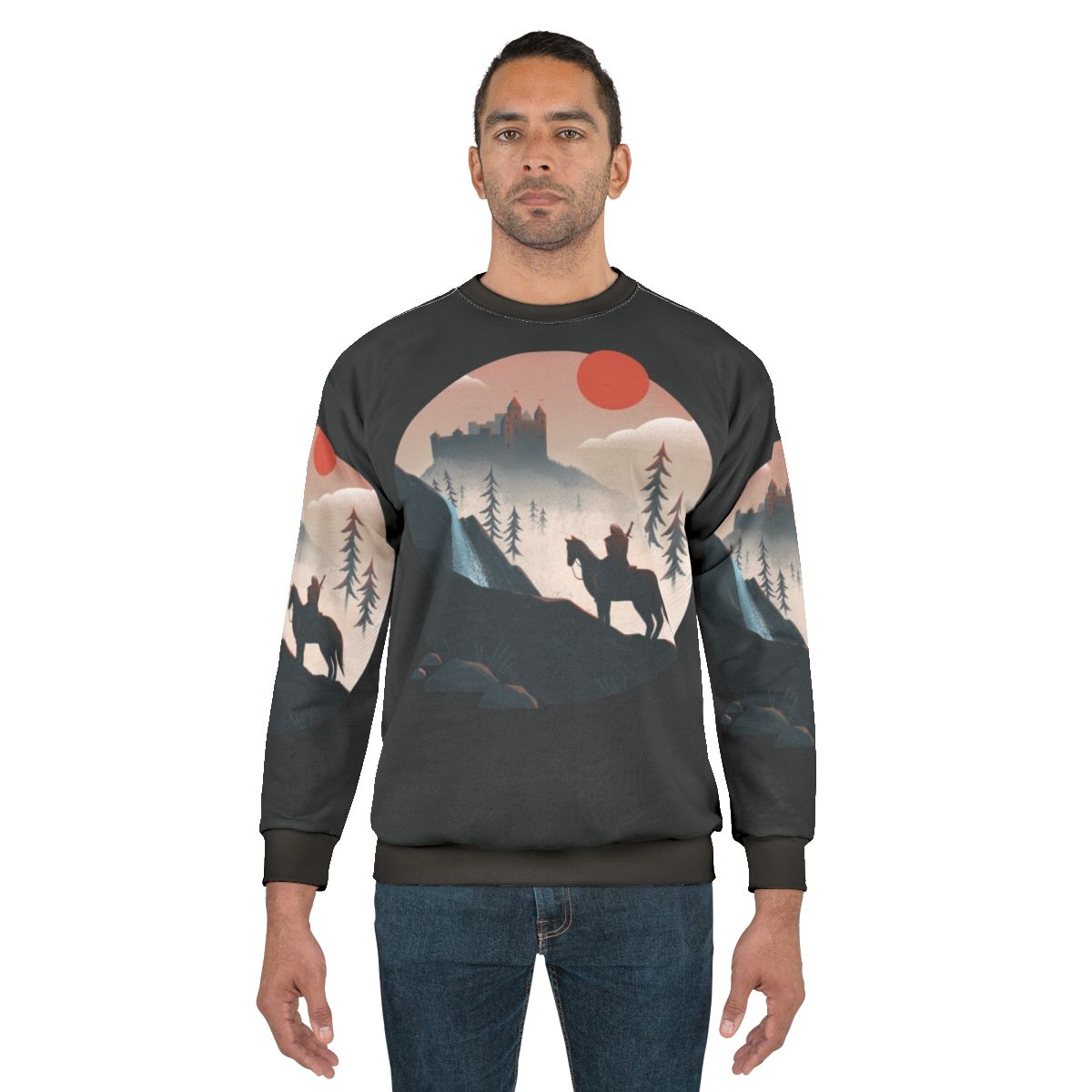 Geralt of Rivia The Witcher medieval fantasy sweatshirt