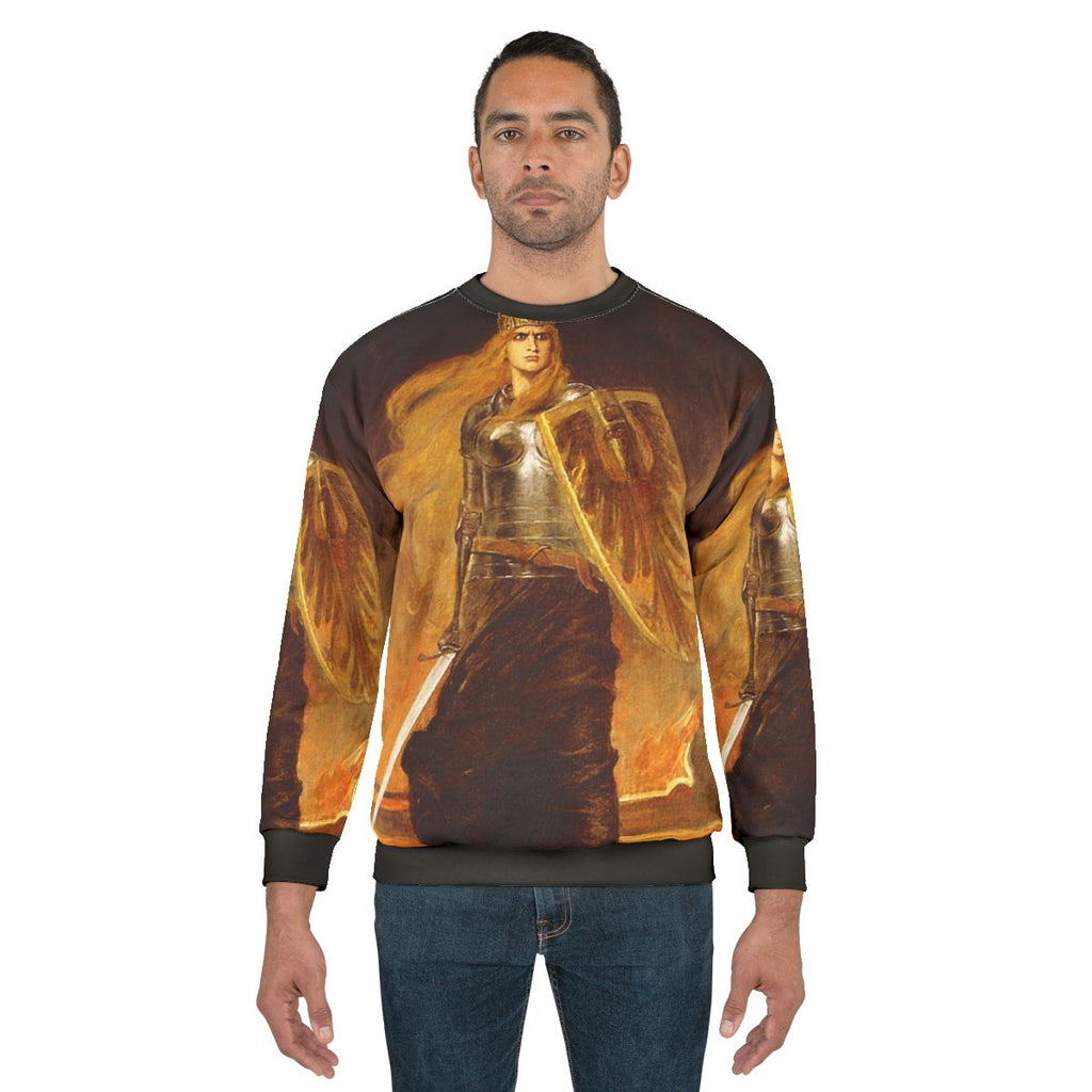 Vintage German 1914 Patriotic Sweatshirt with German Eagle and Iron Cross