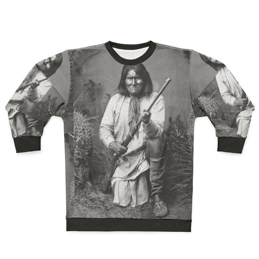 Geronimo Native American Inspired Sweatshirt