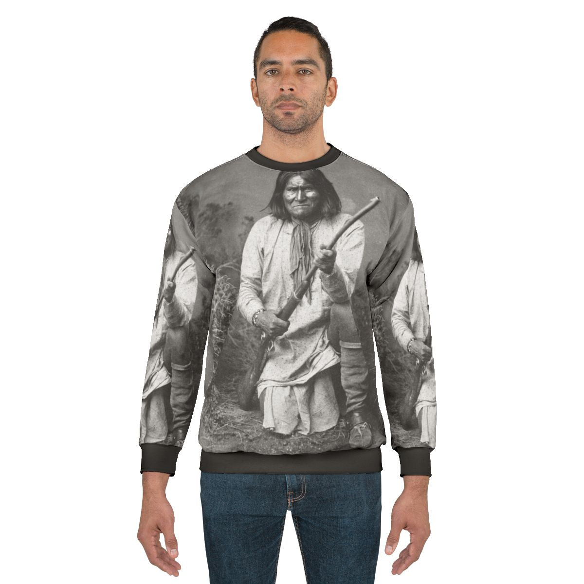 Geronimo Native American Inspired Sweatshirt