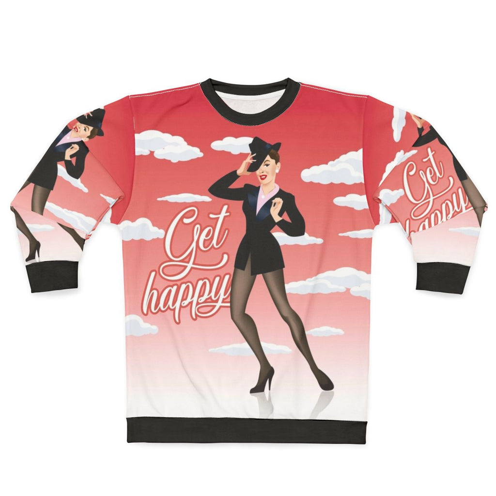 Iconic "Get Happy" Judy Garland Musical Sweatshirt