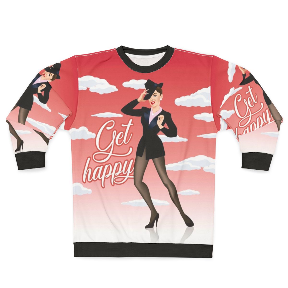Iconic "Get Happy" Judy Garland Musical Sweatshirt