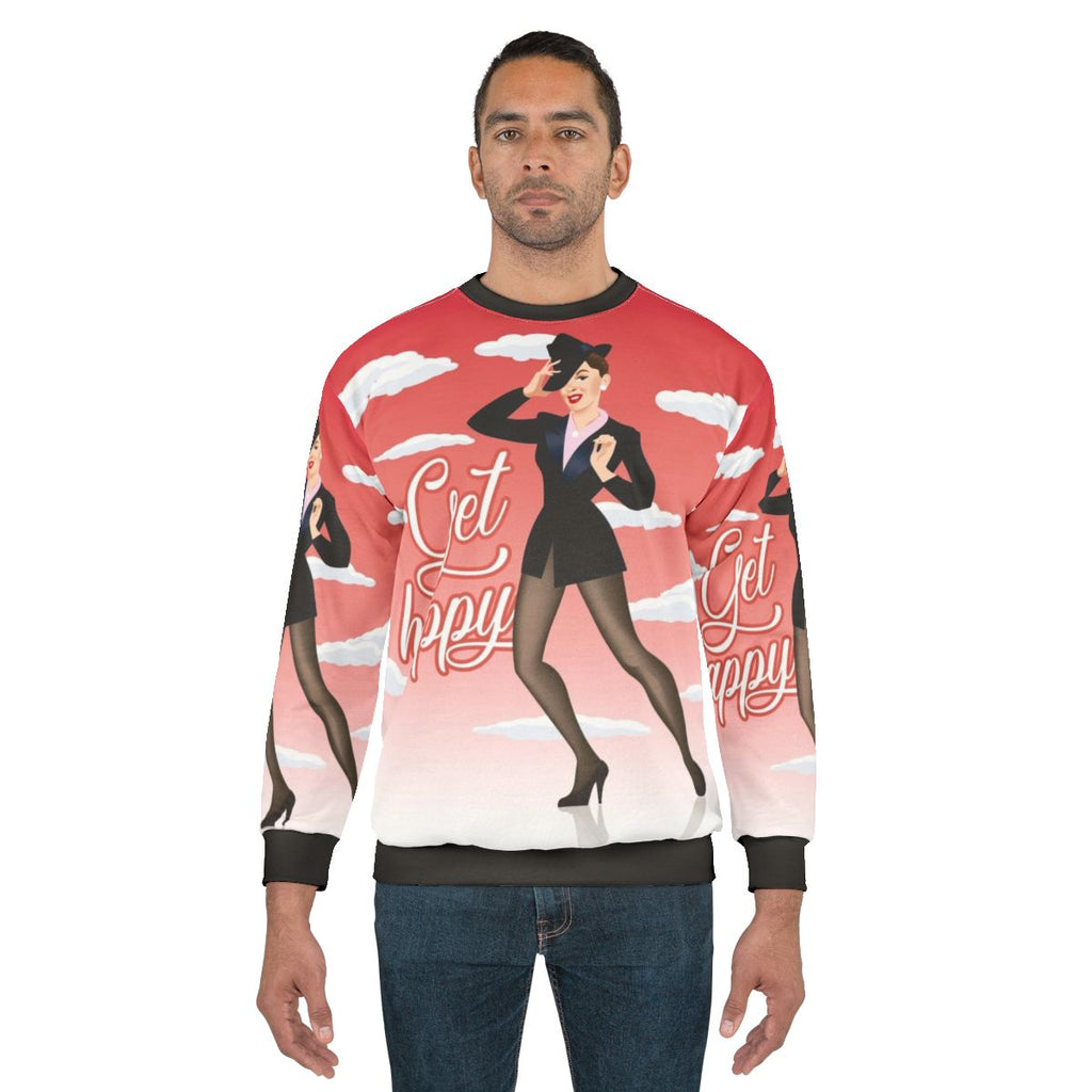 Iconic "Get Happy" Judy Garland Musical Sweatshirt