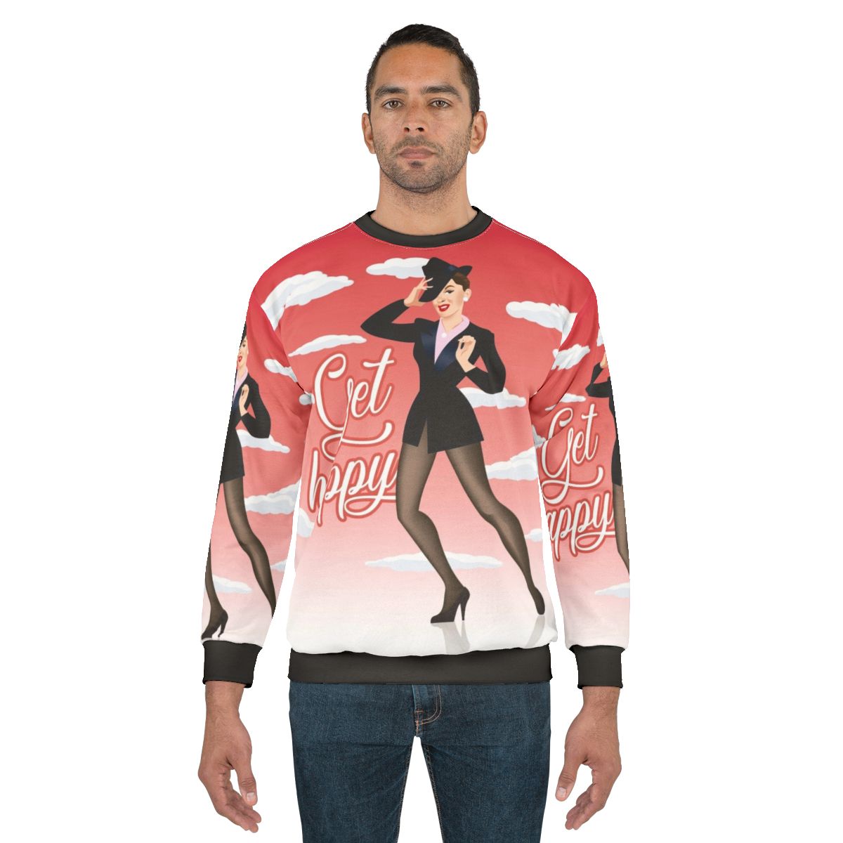 Iconic "Get Happy" Judy Garland Musical Sweatshirt