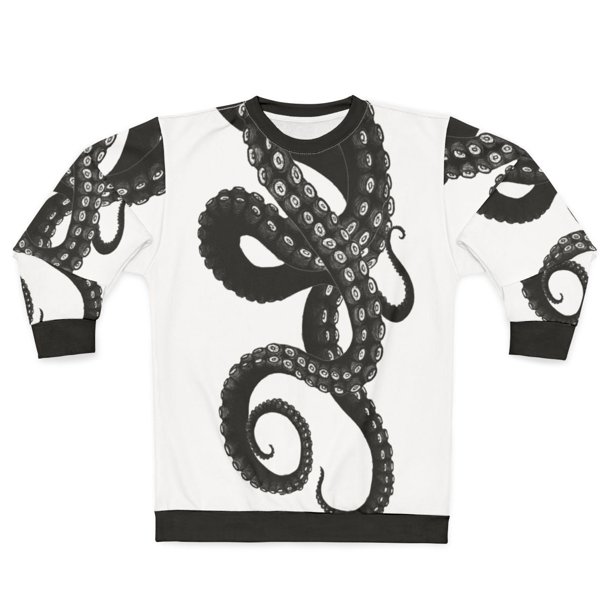 Kraken sweatshirt with tentacles for a spooky sea creature look