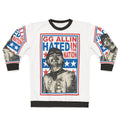 GG Allin "Hated in the Nation" Punk Rock Graphic Sweatshirt