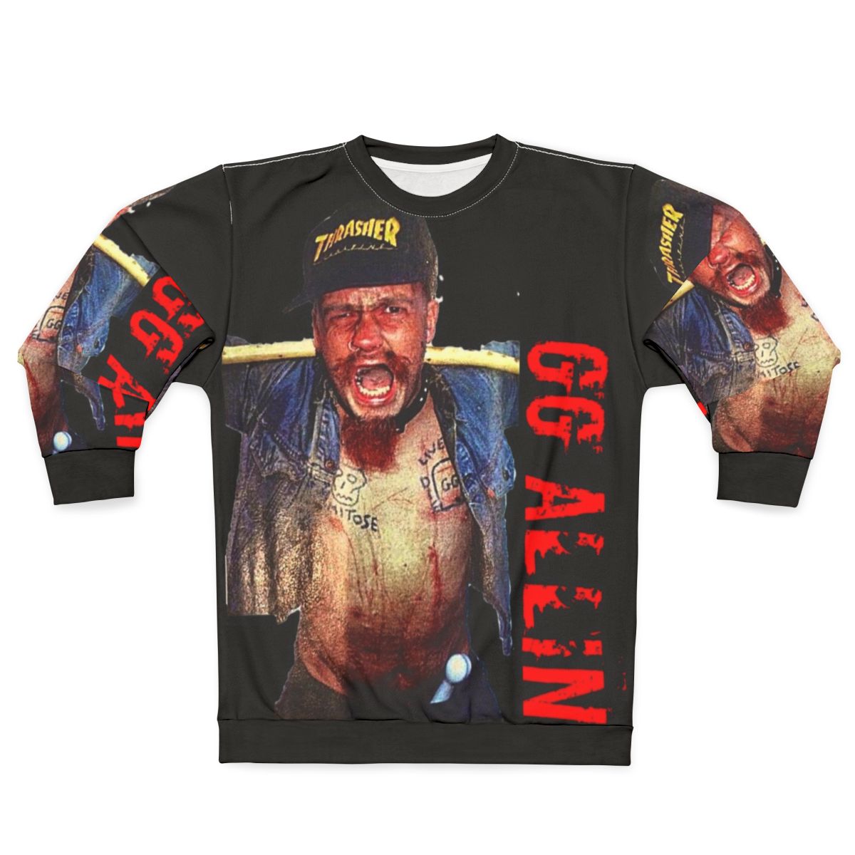 GG Allin Hardcore Punk Sweatshirt