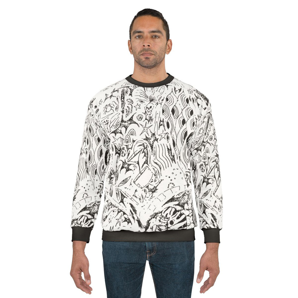 Anime Ghibli Drawing Collage Sweatshirt