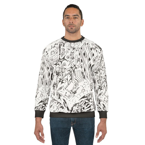 Anime Ghibli Drawing Collage Sweatshirt