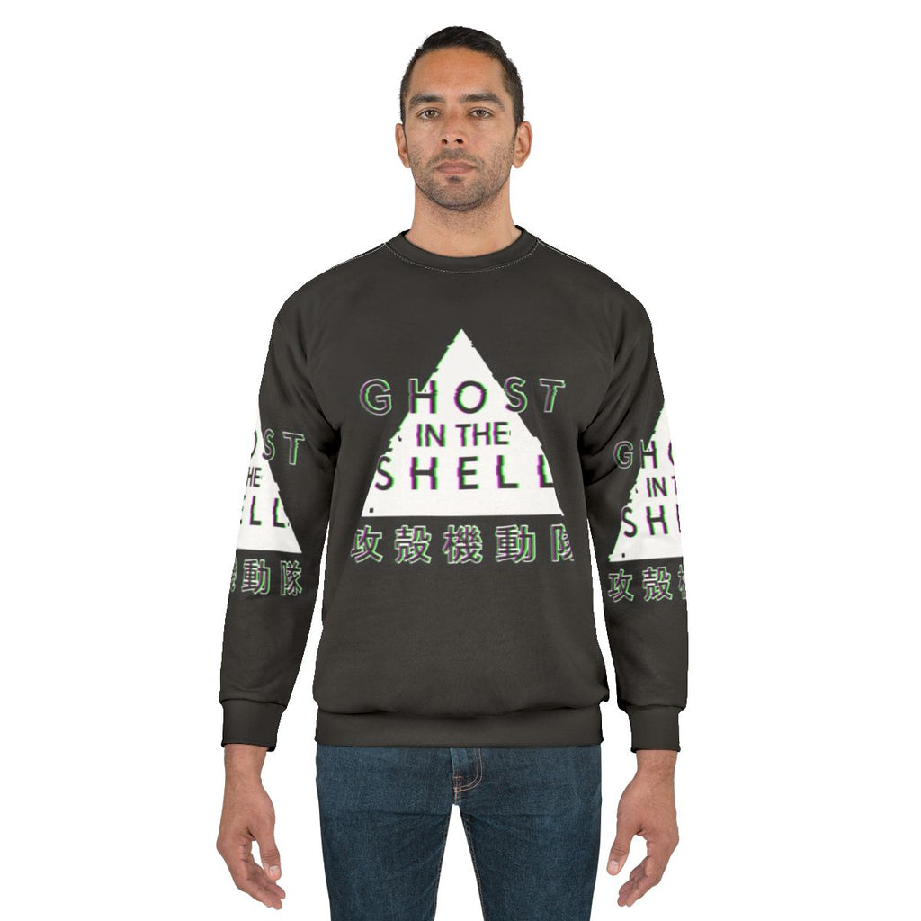 Ghost In The Shell Glitch Cyberpunk Sweatshirt