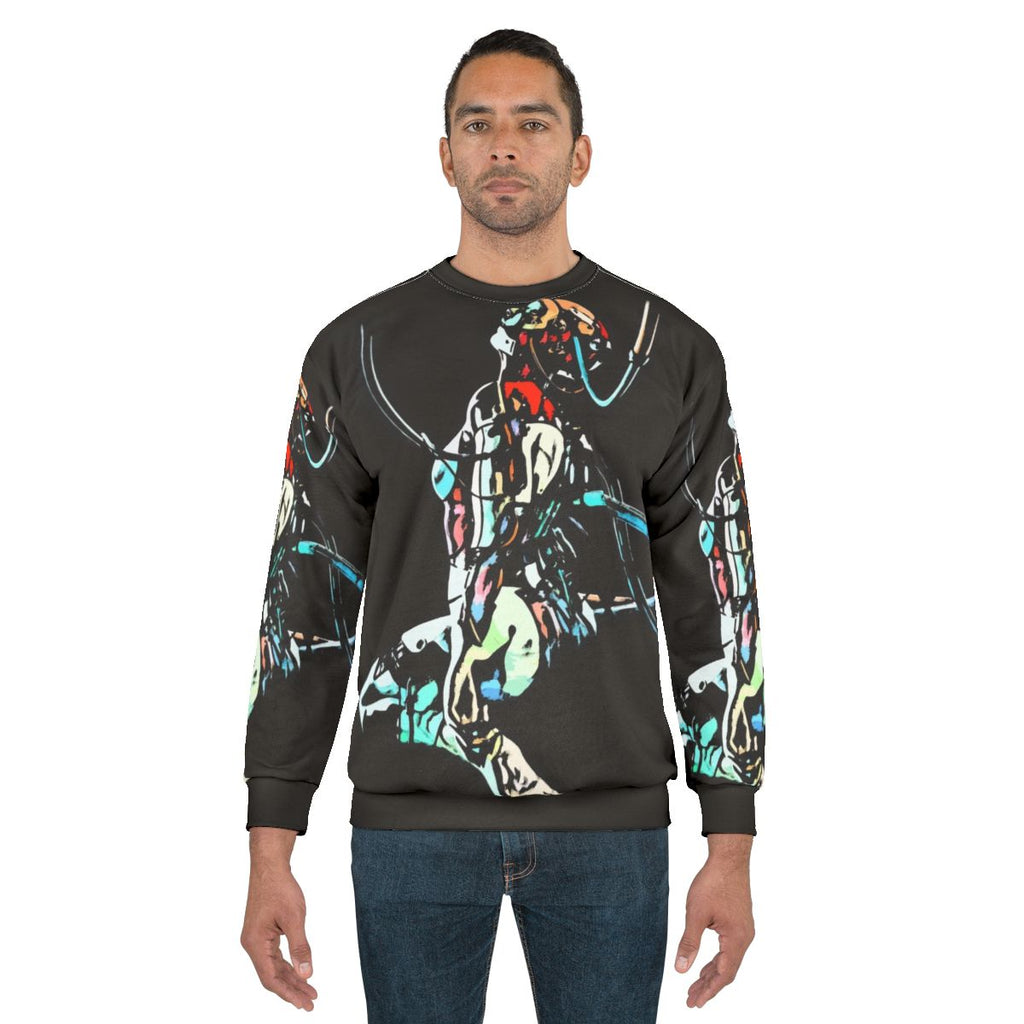 Ghost In The Shell anime cyberpunk-inspired sweatshirt