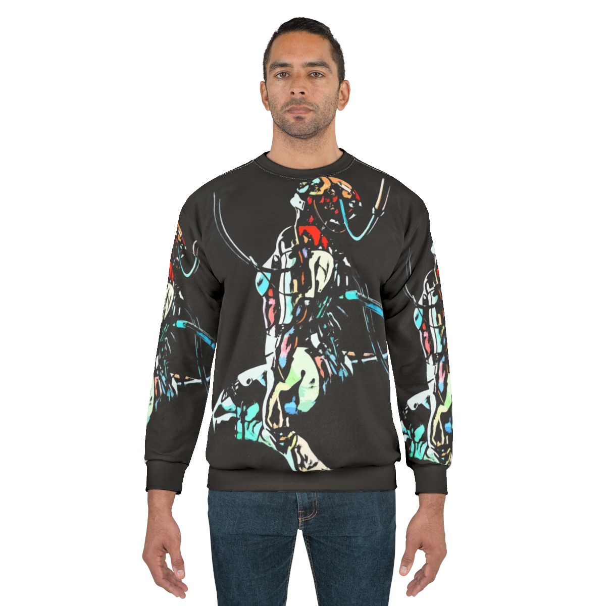 Ghost In The Shell anime cyberpunk-inspired sweatshirt