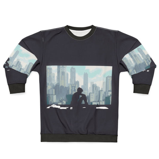 Ghost In The Shell Anime Sweatshirt, featuring characters from the classic anime series