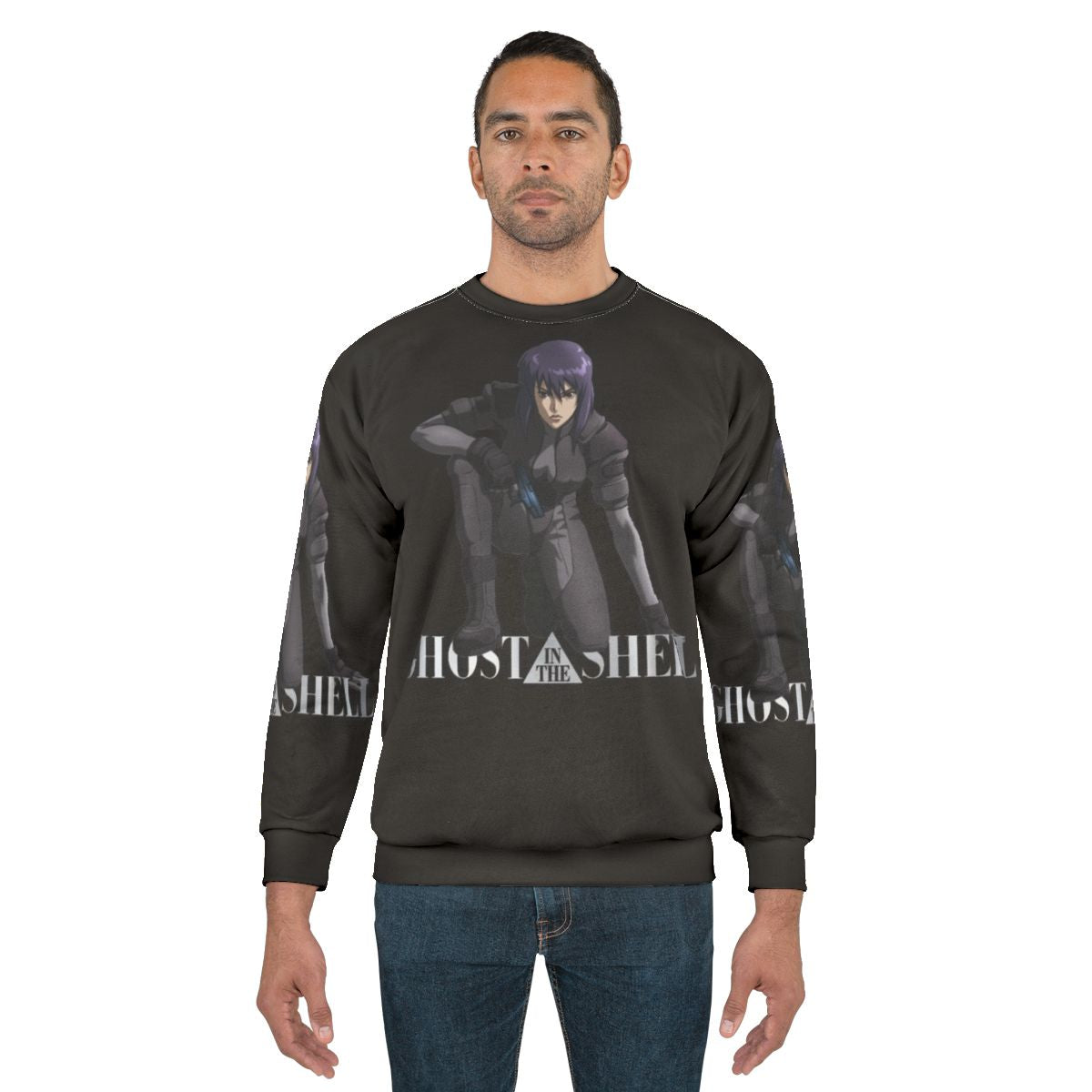 Ghost in the Shell anime cyberpunk sweatshirt
