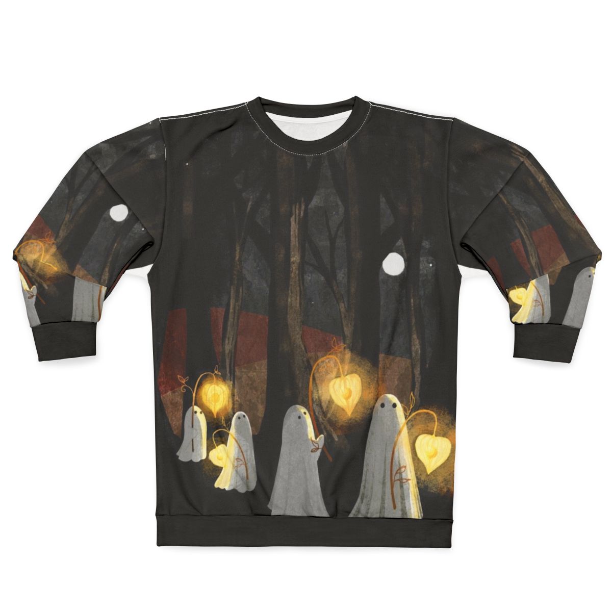 Haunted forest ghost parade sweatshirt