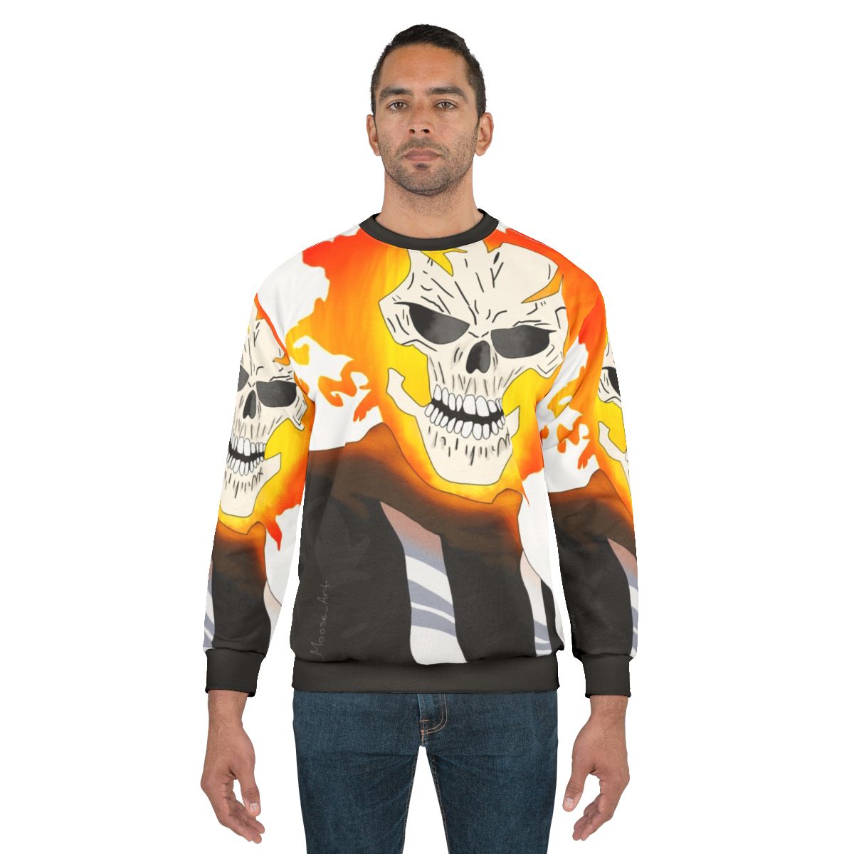 Ghost Rider Marvel Comic Superhero Sweatshirt
