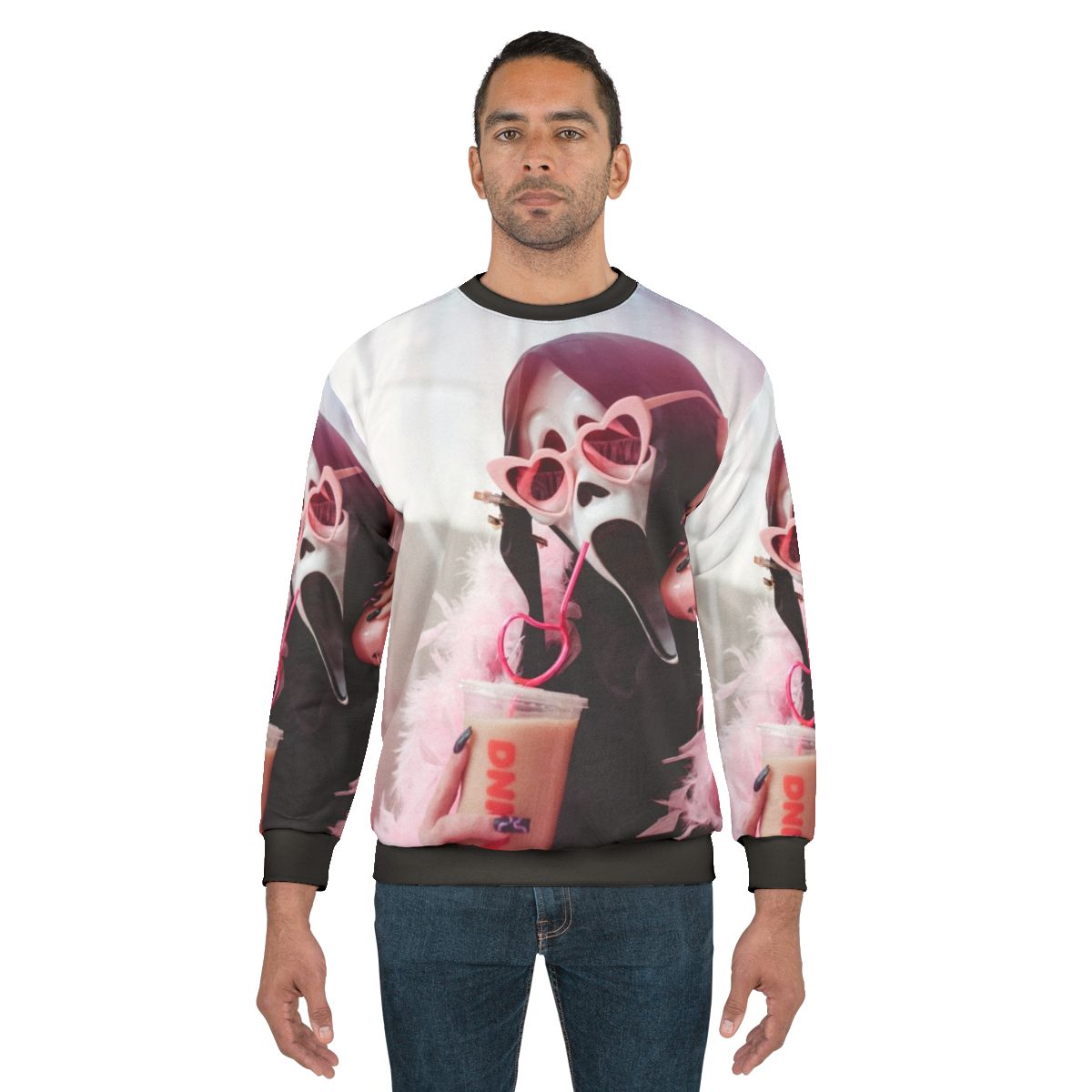 Ghostface inspired pop art design sweatshirt