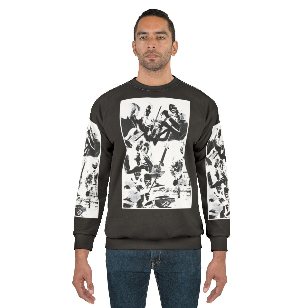 Progressive rock tribute sweatshirt with Giant Glass House design