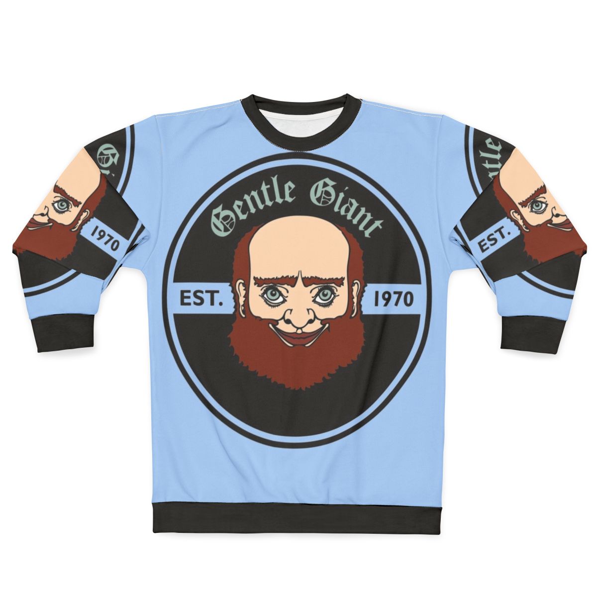 Oversized Giant Sweatshirt for Progressive Rock Music Lovers