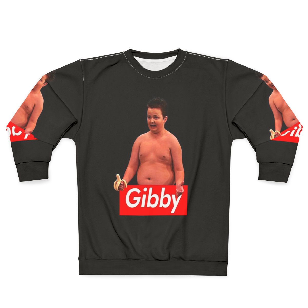 Gibby Funny Sweatshirt - Iconic 90s ICarly Nostalgia Meme Merchandise