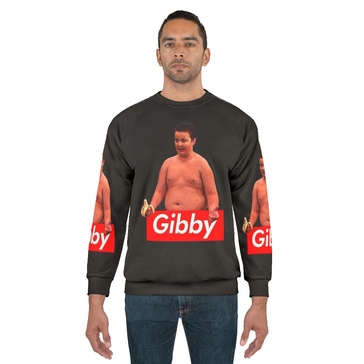 Gibby Funny Sweatshirt - Iconic 90s ICarly Nostalgia Meme Merchandise
