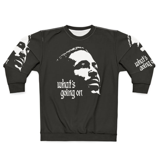 Vintage style Marvin Gaye "What's Going On" graphic sweatshirt