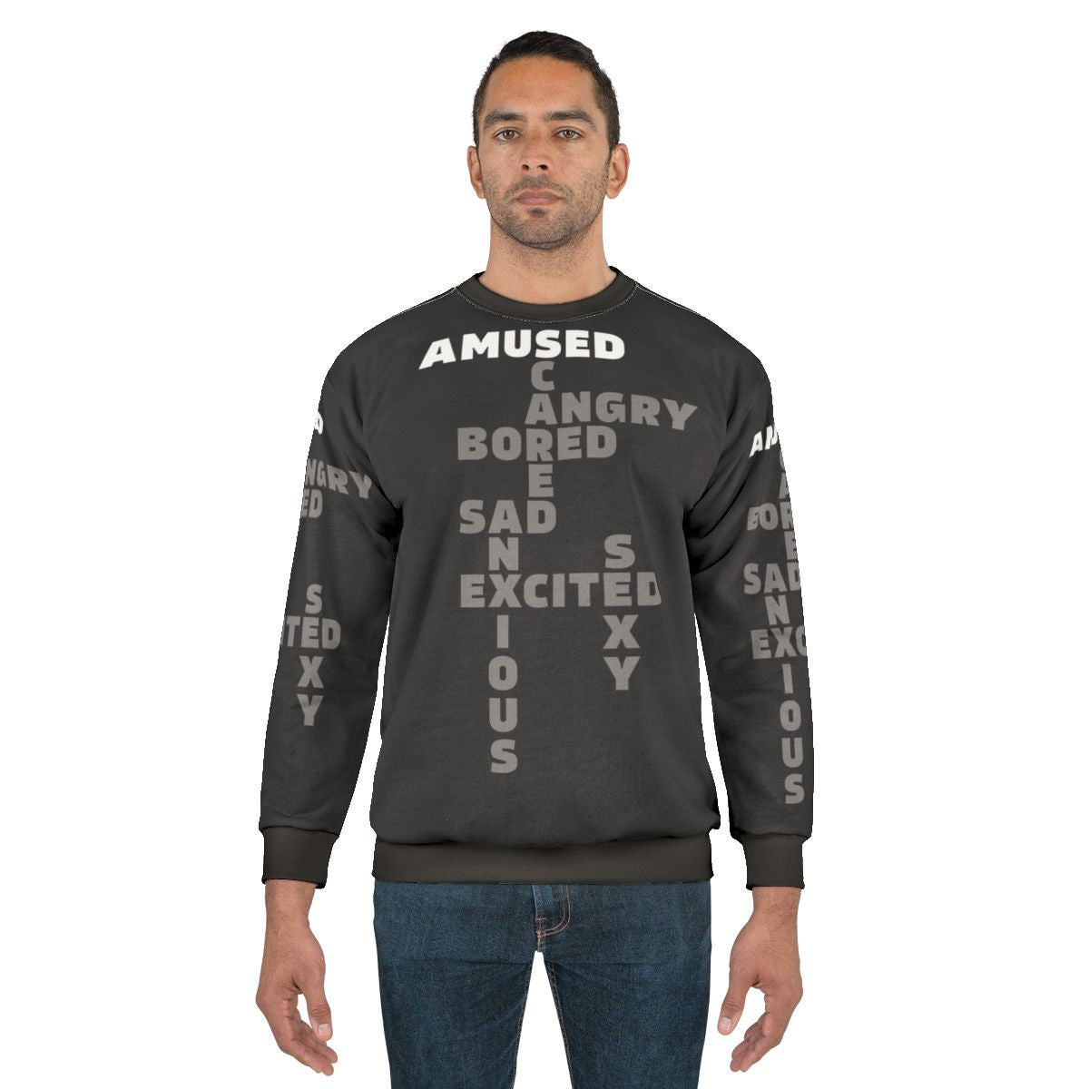 Westworld Mood Sweatshirt with Angry and Amused Giggles