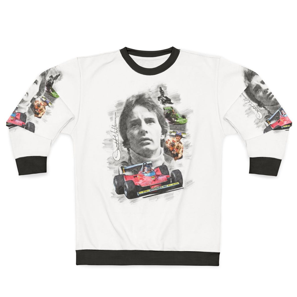 Gilles Villeneuve Formula 1 Racing Sweatshirt