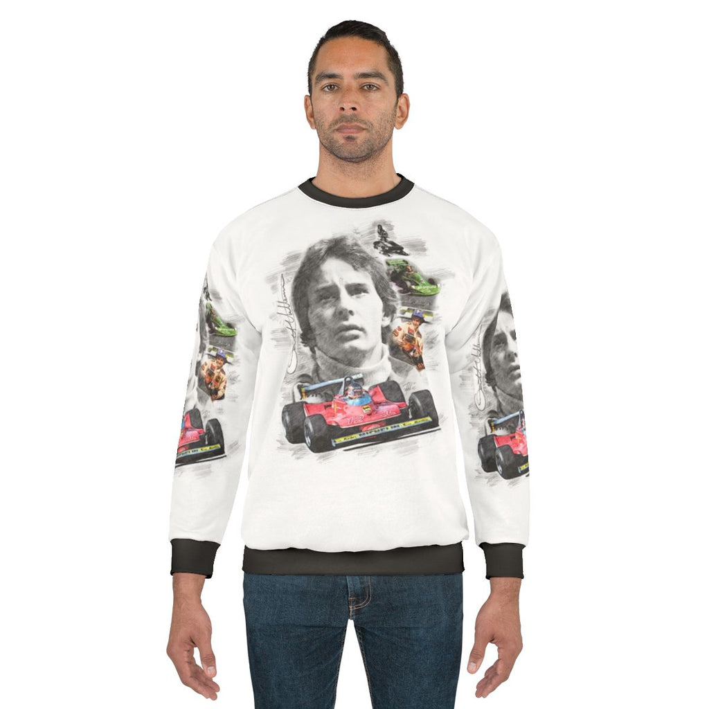 Gilles Villeneuve Formula 1 Racing Sweatshirt